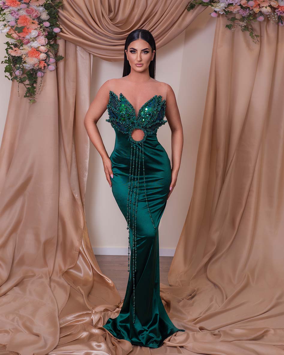 “Emerald Grace” Dress