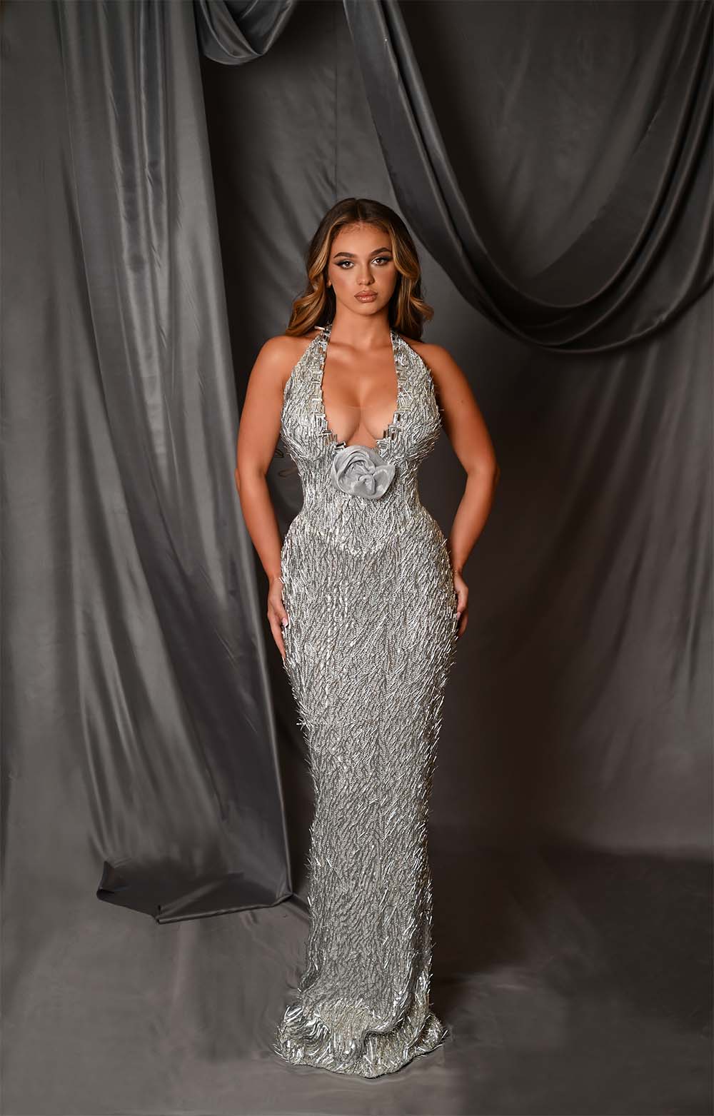 “Celestial Sheen” Dress