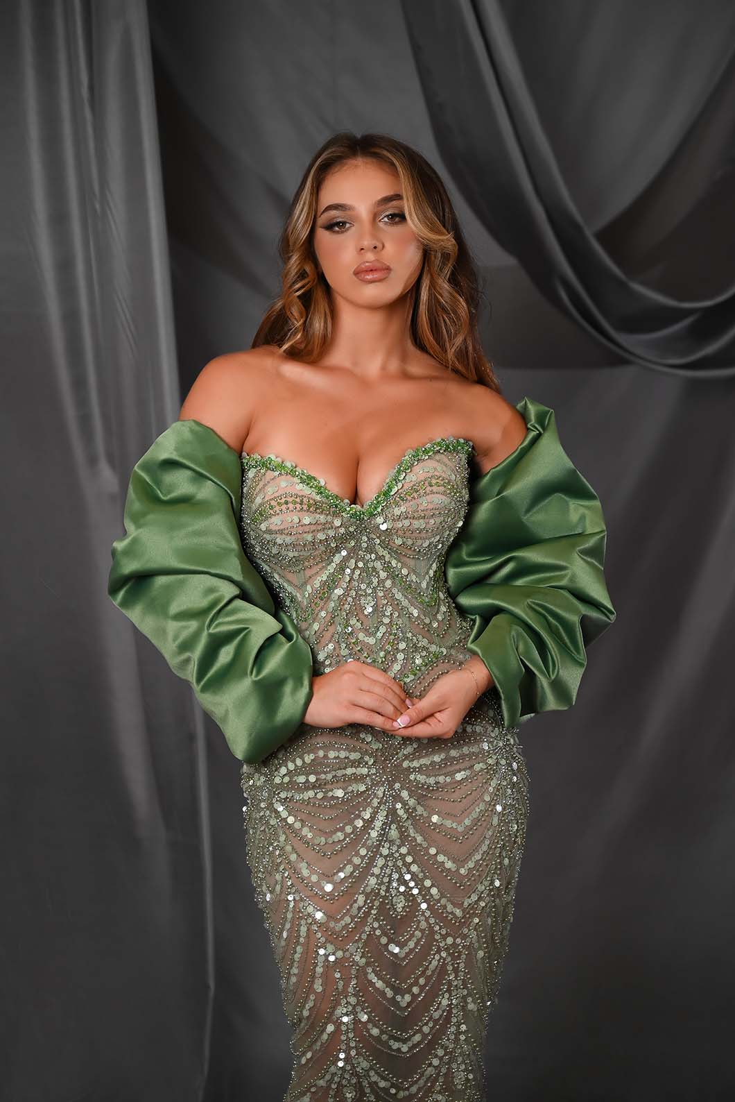 “Elysian Green” Dress