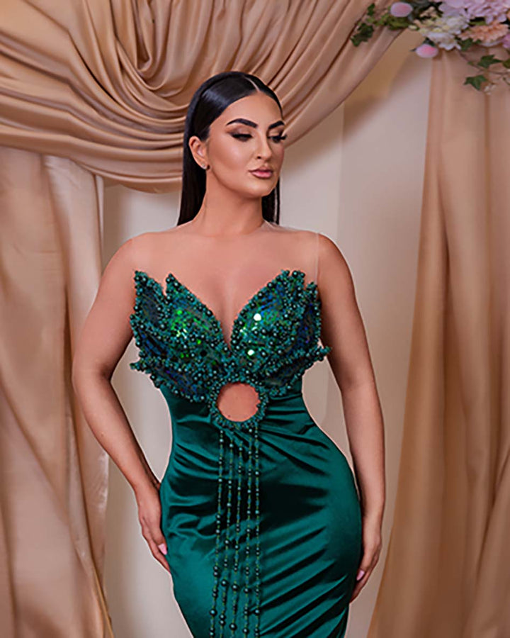 “Emerald Grace” Dress